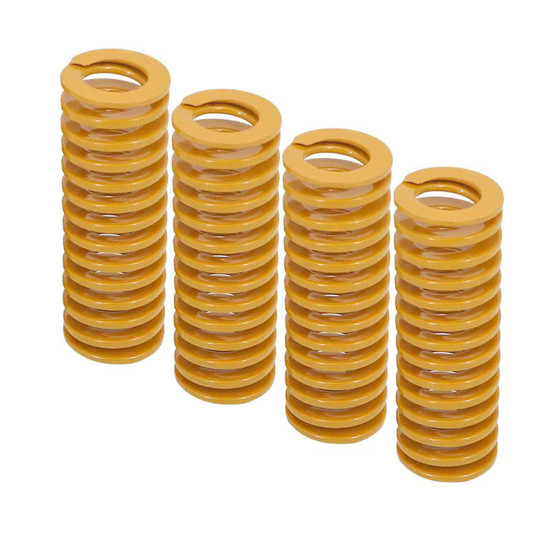Gelbe Stanzfeder für Spiralstanz-Kompressionsformen, Außendurchmesser: 30 mm, Innendurchmesser: 15 mm, Länge: 25–50 mm - Bild 2