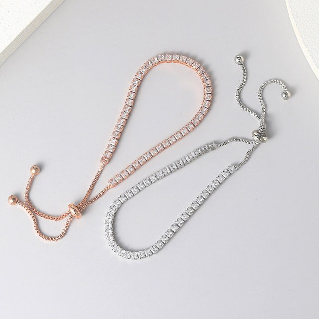 StoneAge Tennis Armband, Zirkonia, Roségold, Damen - Bild 1