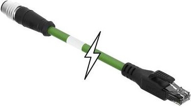 Molex 1201080260 Sensor-Aktor-Steckverbinder konfektioniertes Kabel in Grün mit 4 Polen und 20,00 m Länge - Bild 1