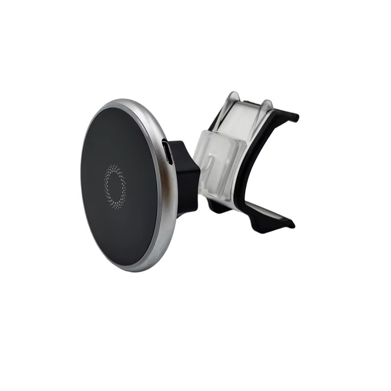 AOSRRUN Magnetischer kabelloser 15W Ladeständer für BMW 5er Serie I5 G60, Farbe: Schwarz - Bild 3