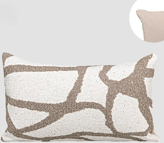 JMG Clothing Kissenbezug Beige Modern B/H: 50 x 30 cm - Bild 1
