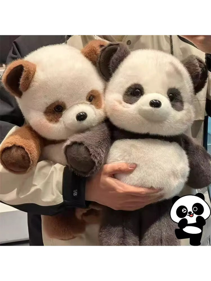 Chiikawa Kawaii Laufender Panda Plüschpuppe, Stofftier - Bild 5