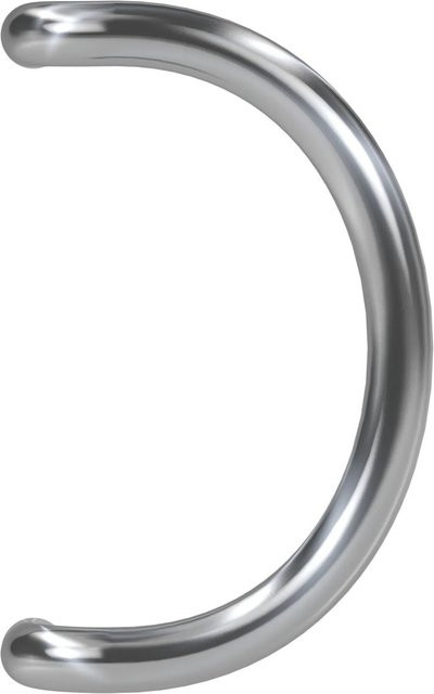 BASI Stoßgriff SG 7000 HalbRund aus Edelstahl in Silber, B/H/T: 23,0 x 36,0 x 2,25 cm - Bild 1