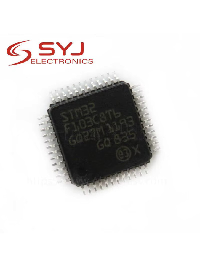 STMicroelectronics STM32F103C8T6 STM32F103 Mikrocontroller QFP-48 in Schwarz, 5er-Set - Bild 2
