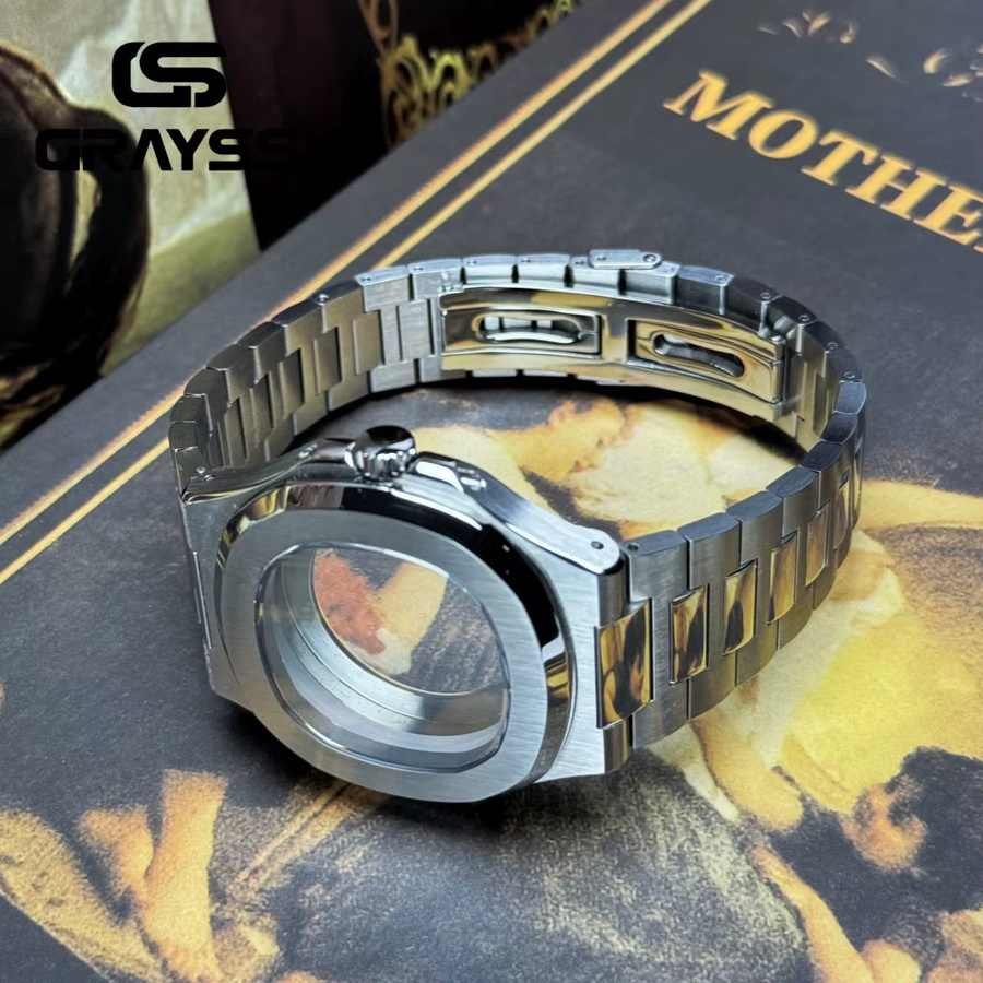 GRAYSS Uhrenarmband Edelstahl, Silber, Unisex - Bild 4