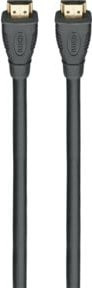 Rutenbeck HDMI Anschlusskabel mit Ethernet/LAN in Schwarz, Länge: 5 m - Bild 1
