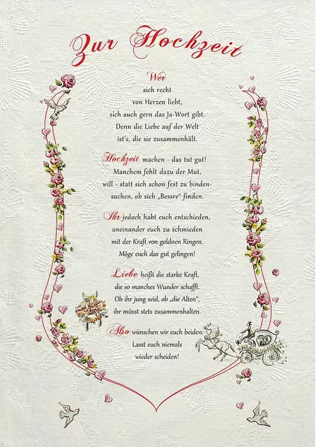 Moderne Hochzeitsurkunde mit floralem Design und Typografie in Mehrfarbig - Bild 1