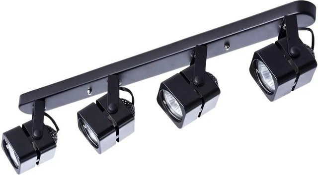 Arte Lamp Deckenstrahler Misam 4-flammig schwenkbar Schwarz GU10 aus Metall - Bild 1