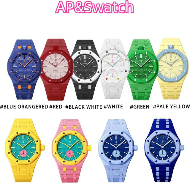 AP & Swatch Uhrengehäuse, Biokeramik, Unisex - Bild 1