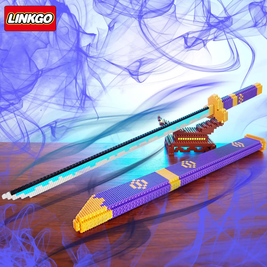 Linkgo Demon Slayer Roronoa Zoro Sandai Kitetsu Schwert, Bausteine, Figur Spielzeug - Bild 2