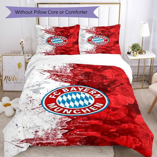 FC Bayern München Bettwäsche-Set von Celest Bazaar A in Rot mit 1 Bettbezug und 2 Kissenbezügen, B/H: 220 x 240 cm - Bild 1