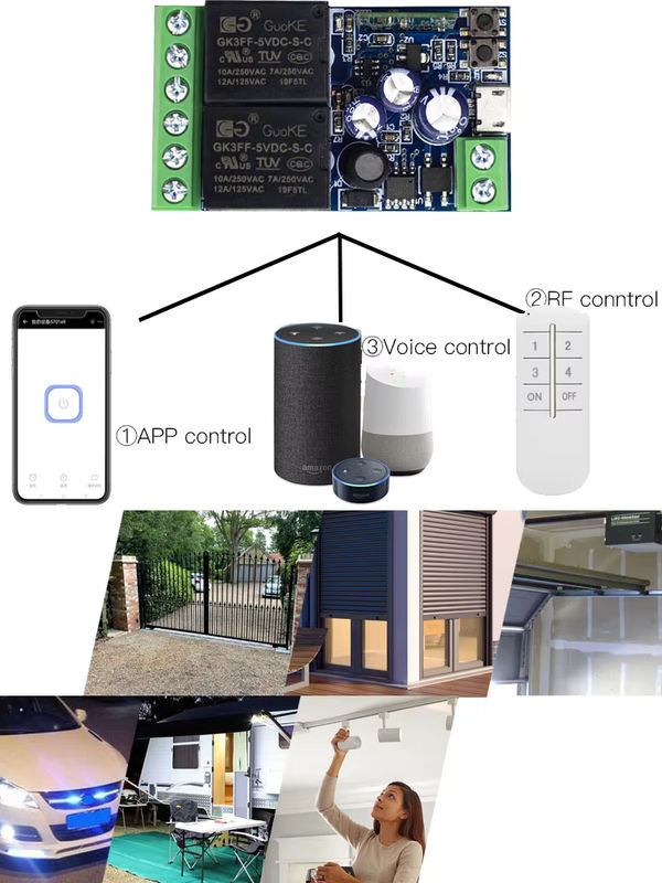 Ewelink WiFi RF Fernbedienung Schalter mit 2CH Timing Relais Empfänger für Garage, Motor oder Licht, kompatibel mit Alexa - Bild 7