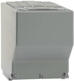 ABB Klemmenabdeckung OTS2500G1L/3 mit Schnappbefestigung aus grauem Kunststoff - Bild 1