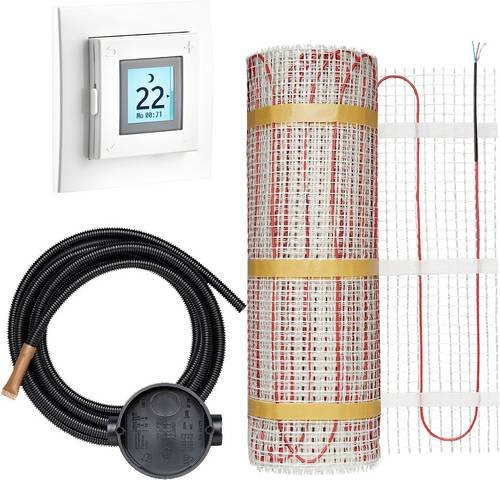 Dimplex Fußbodenheizung DCF160S-670W-Set DTB 2R in Weiß mit Thermostat und App-Steuerung für 4,2 m² - Bild 1