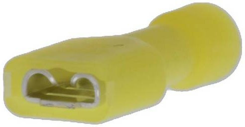Molex 19003-0104 Flachsteckhülse Gelb auf Vollrolle - Bild 1