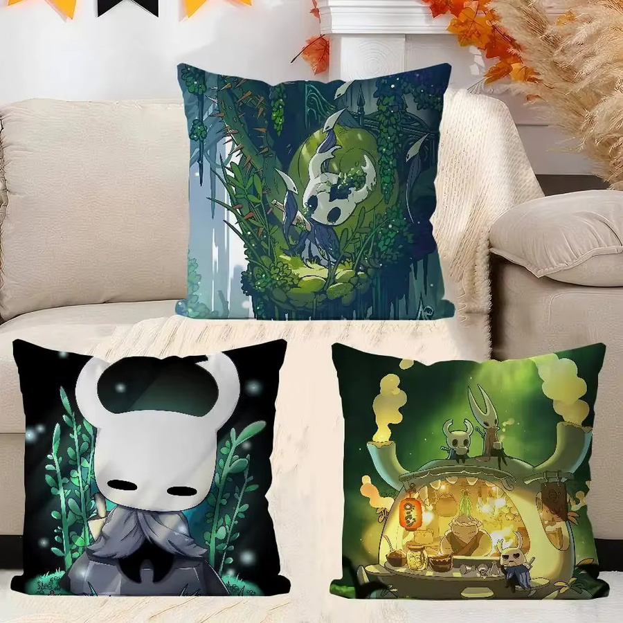 Hollow Knight Kissenbezug aus Polyester mit Grafikdesign, Mehrfarbig, B/H: 50 x 30 cm - Bild 2