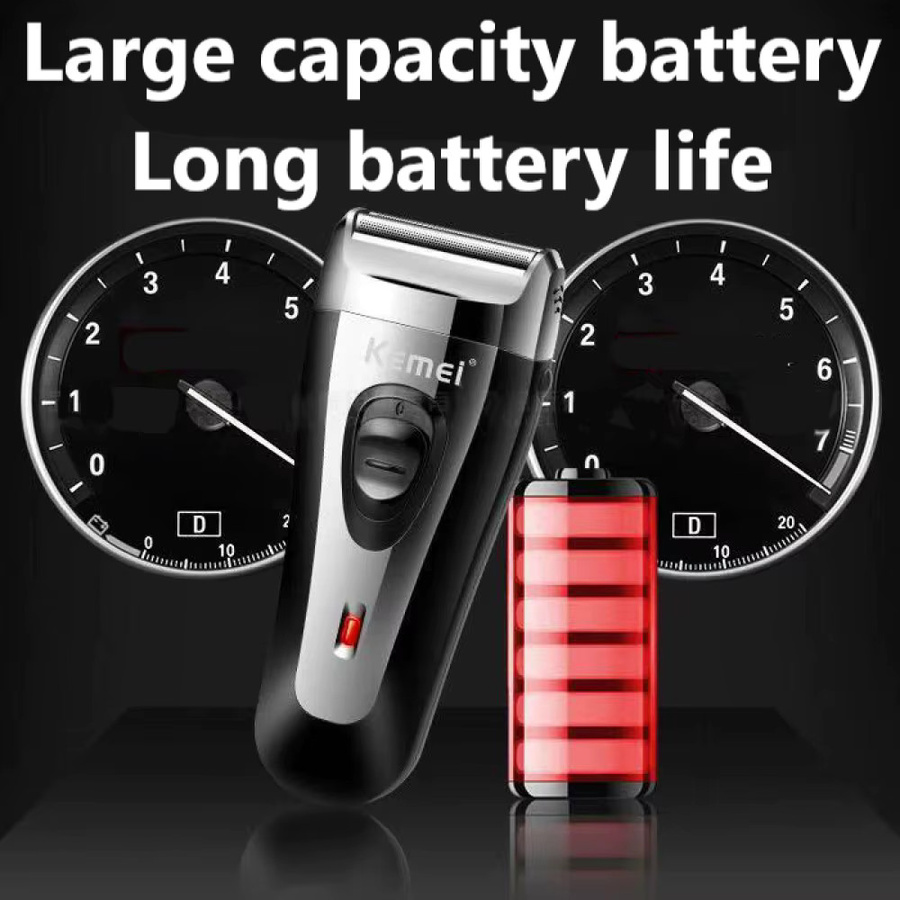 Kemei Elektrorasierer für Herren, Folien-Rasierer, USB-Ladung - Bild 3