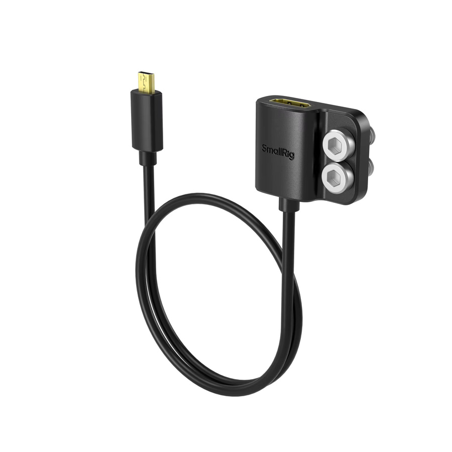 SmallRig Ultra-slim 2.0 Datenkabel Schwarz für Sony A7R IV/A7RIII/A7III/A7II/A7RII und Fujifilm X-T3 mit Unterstützung für bis zu 4K@60HZ - Bild 1