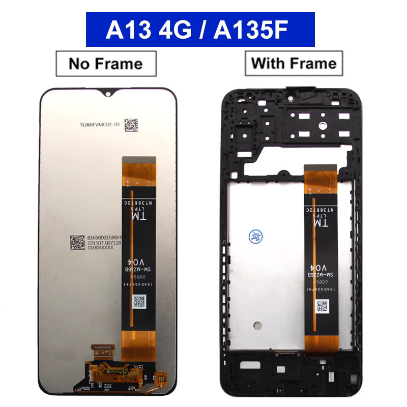 Samsung Galaxy A13 4G 5G LCD Display mit Touchscreen Digitizer Montage in Schwarz für A135 A136 A137 Ersatzteil - Bild 2