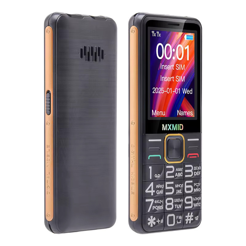 MXMID G880 PRO 4G Handy mit 2,4 Zoll LCD Display, 6800 mAh Akku und Tastatur für Senioren in Gold oder Schwarz - Bild 2