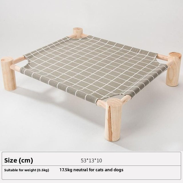 Zwinger Universal Feldbett für kleine und mittelgroße Hunde, abnehmbarer und waschbarer Teddy-Bezug, Farben: Gelb, Grau, Blau, Grün - Bild 1