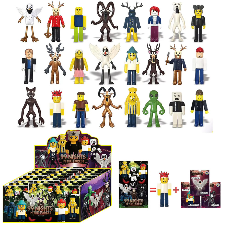 Bandai 99 Nächte im Wald Monster Blind Bag, Hirsch Plüsch-Spielzeug, bunt - Bild 2