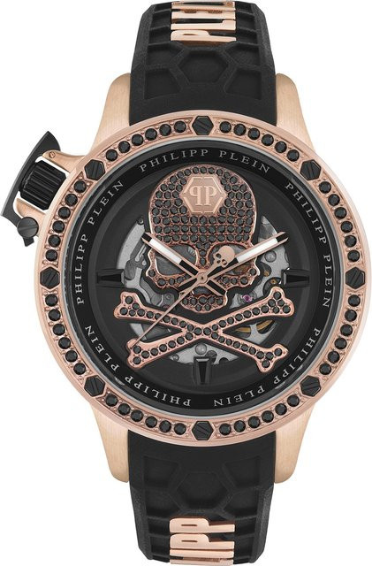 Philipp Plein Armbanduhr Automatik, Edelstahl, Schwarz, 46 mm, Herren - Bild 1
