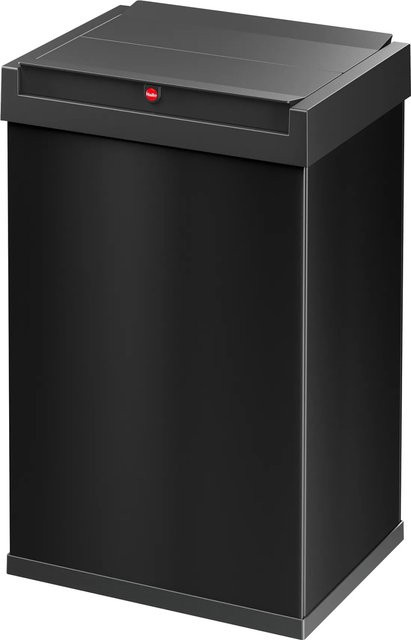 Hailo Mülleimer Big-Box Swing L, Schwarz, B: 33,9 cm, H: 54,5 cm, T: 26,0 cm - Bild 1