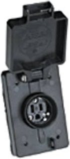 Molex NEMA Einbaubuchse in Schwarz - Bild 1