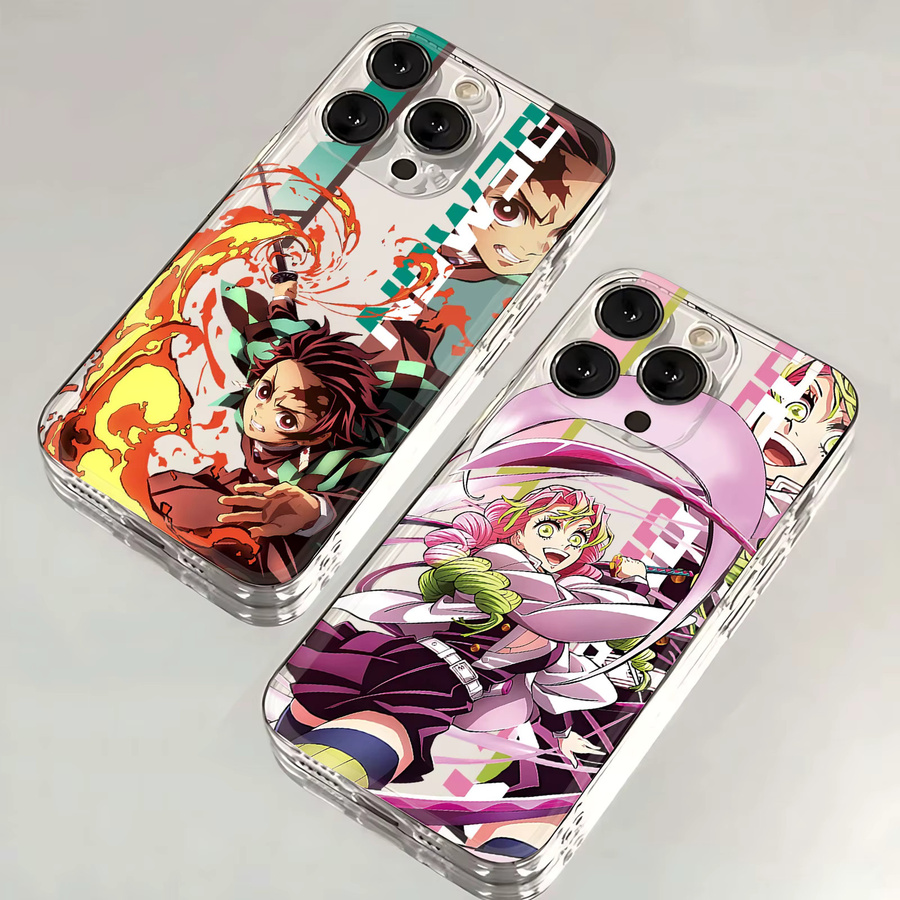 Handyhülle mit Anime Demon Slayer Design für Xiaomi Redmi Note Serie in Multicolour, weiche TPU-Hülle - Bild 2
