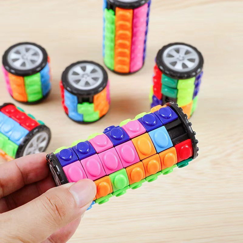 soulbao 3D Rotierender Zauberwürfel Puzzle, Bunt / Mehrfarbig - Bild 3