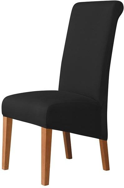 Waschbare Stuhlhussen mit hoher Rückenlehne aus Jacquard-Stretch-Spandex für Esszimmer und Hotels, Größe M (45-58 cm) - Bild 1