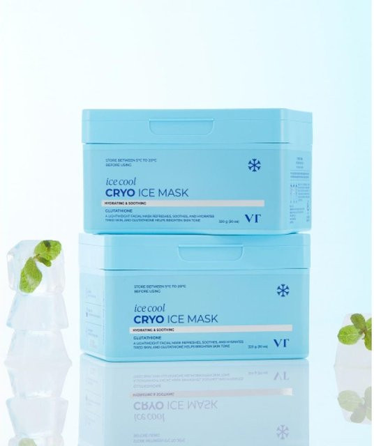 Vt Cosmetics Cryo Ice Mask, 2er-Pack, 60 Blatt, Unisex - Bild 1
