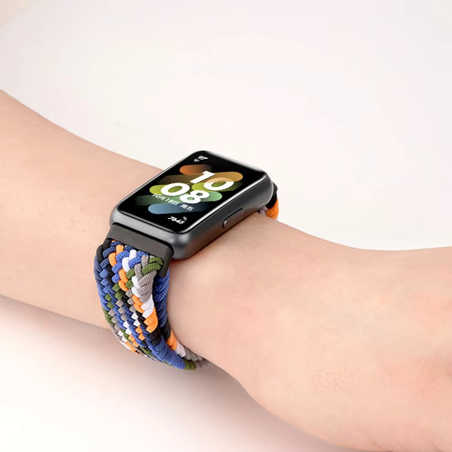 CAOWTAN Uhrenarmband Nylon, Bunt, Unisex - Bild 1