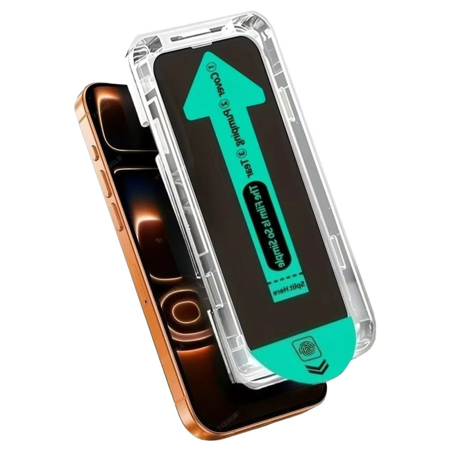 3-in-1 Schutzset für iPhone 12 bis 17 mit mattiertem Sichtschutz aus gehärtetem Glas und 2 Kameraobjektivschutz in Schwarz und Transparent - Bild 5