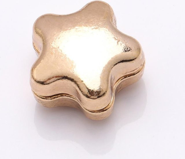 JR-Studio Magnetischer Clip, Pentagramm, Gold, Unisex - Bild 1