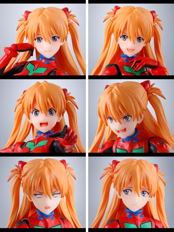 S.H.Figuarts Evangelion Shikinami Asuka Langley Actionfigur von TAMASHII NATIONS in Rot, Höhe: 13,5 cm - Bild 3