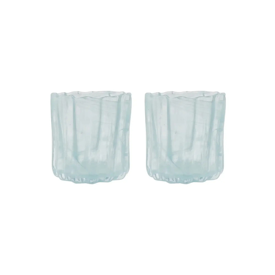 House Doctor Teelichthalter Curl blau, 2 Stück, Höhe: 10 cm - Bild 1