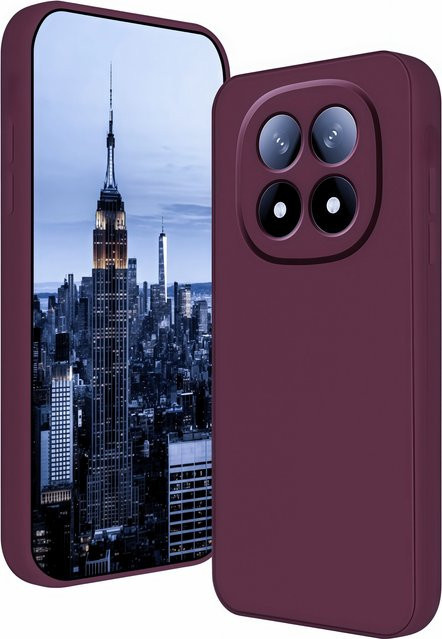 Stoßfeste Silikon Handyhülle für Xiaomi Redmi Note 14 Pro, Note 14, Note 13 Pro und Note 13 in Rot - Bild 1