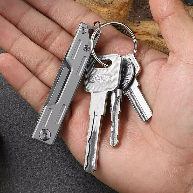 Edelstahl Klappmesser Set in Silber mit 9 austauschbaren Klingen als scharfes Hobbymesser und Bastelmesser - Bild 5