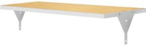 Kappes Auflageboden mit Multiplex-Werkbankplatte, Farbe: Lichtgrau (RAL 7035), B/T/H: 99,5 x 50,0 x 3,0 cm - Bild 1