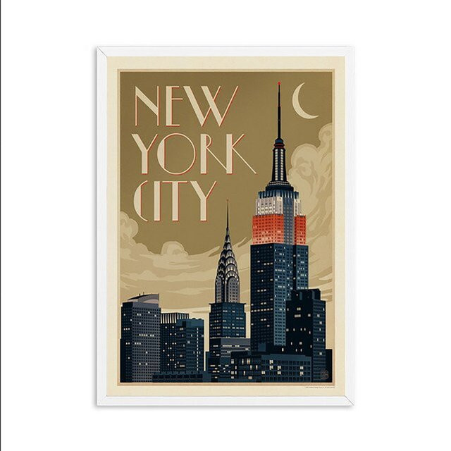 TPFLiving Poster Leinwand Berühmte Städte New York Toronto San Francisco London Modell 10 Mehrfarbig B: 21 cm, H: 30 cm - Bild 1