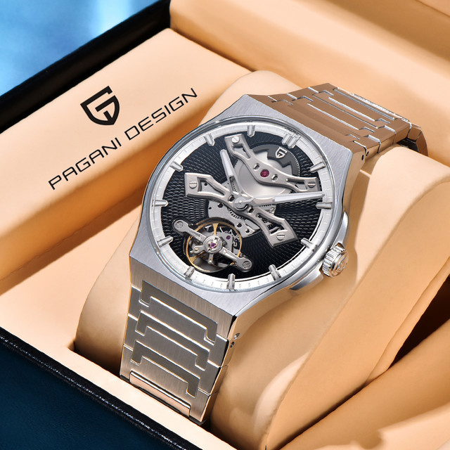 PAGANI DESIGN Armbanduhr Automatik, Edelstahl, Saphirglas, 42 mm, Herren - Bild 1