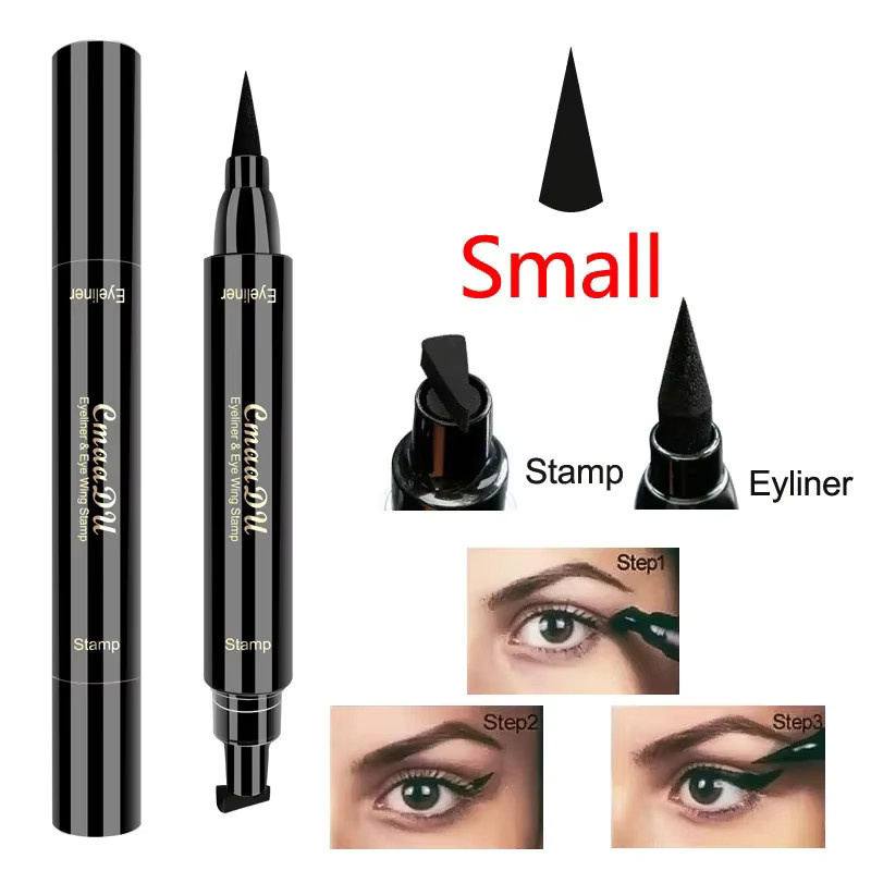 2 in 1 Big Seal Eyeliner Stift, Black, Matt, Unisex - Bild 3