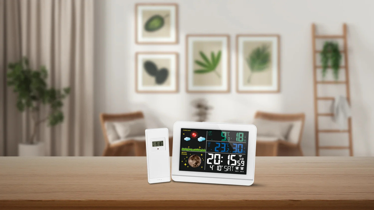 LIVARNO HOME Funkwetterstation mit Wi-Fi in Weiß - Bild 2