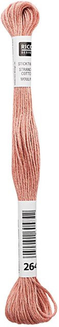 Rico Design Sticktwist 8m in Apricot aus Baumwolle - Bild 1
