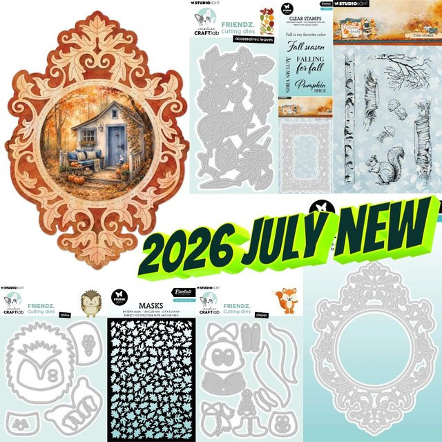 Metall-Stanzformen Liebe und Blumen 2025 für Scrapbooking und Basteln in Silber - Bild 1