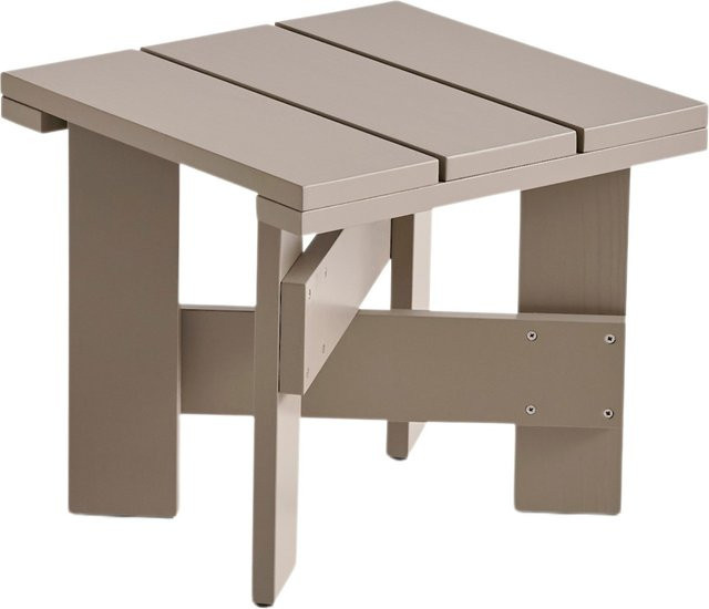HAY Crate Low Table aus lackiertem Kiefernholz in Beige - Bild 1