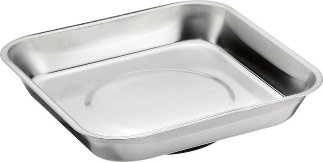 Parkside Magnetschale Set 2-teilig aus Edelstahl und Kunststoff in Silber, B/T/H: 15 x 15 x 1 cm - Bild 1