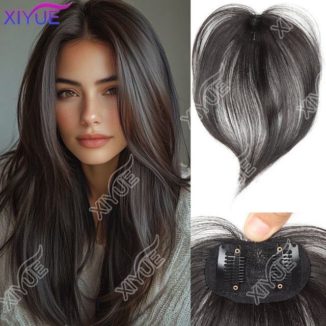 XIYUE Air Bangs Clip-In Haarverlängerung, Synthetische Faser, Unisex - Bild 1